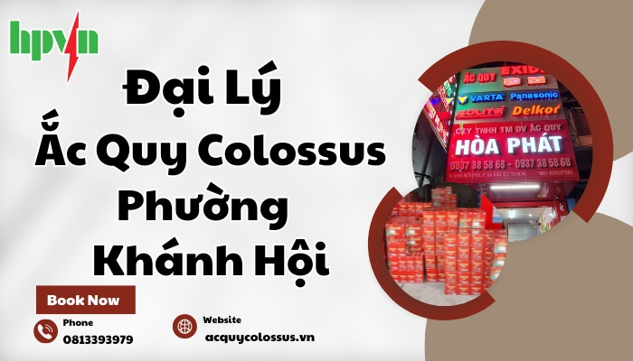 Cửa h&agrave;ng ắc quy Colossus phường Kh&aacute;nh Hội