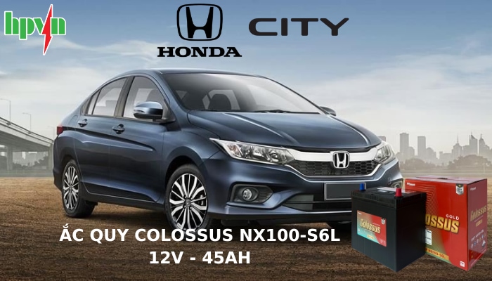 Ắc quy xe Honda City