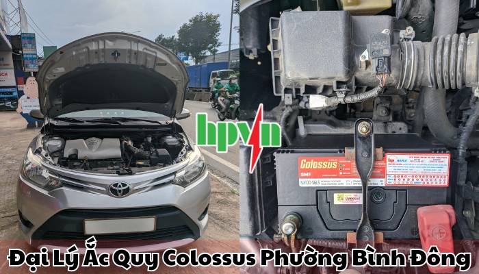 Cửa h&agrave;ng ắc quy Colossus phường B&igrave;nh Đ&ocirc;ng
