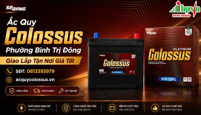 Dịch Vụ Thay Ắc Quy Colossus Phường B&igrave;nh Trị Đ&ocirc;ng