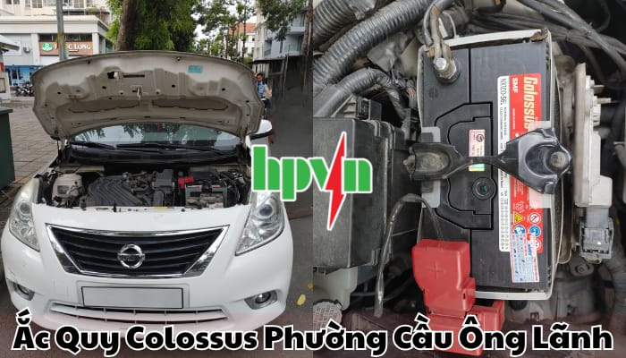 Quy tr&igrave;nh thay b&igrave;nh ắc quy Colossus phường Cầu &Ocirc;ng L&atilde;nh
