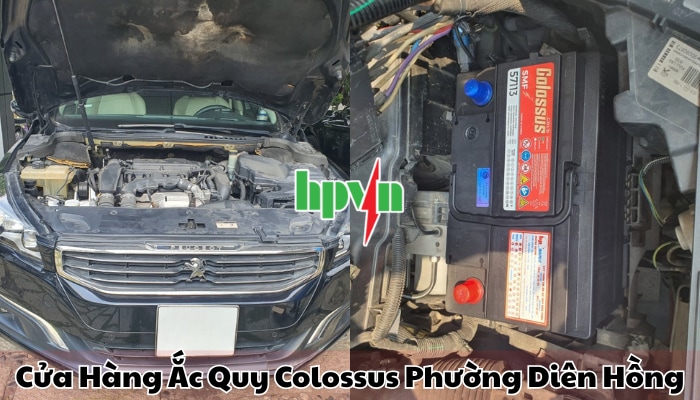 Cửa h&agrave;ng ắc quy Colossus phường Di&ecirc;n Hồng ch&iacute;nh h&atilde;ng