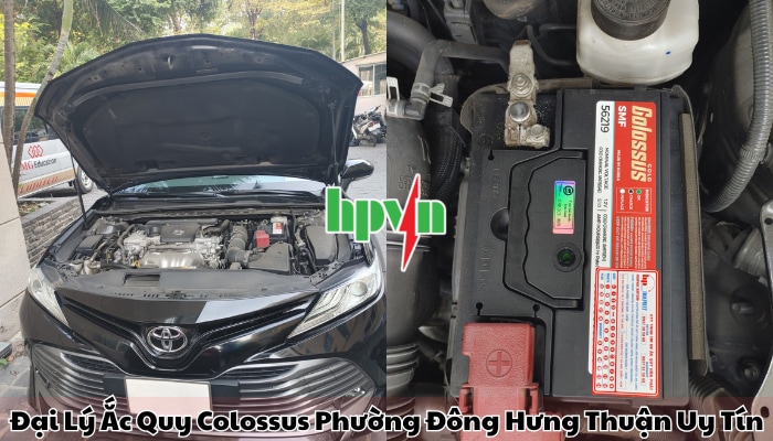 Cửa h&agrave;ng ắc quy Colossus phường Đ&ocirc;ng Hưng Thuận ch&iacute;nh h&atilde;ng
