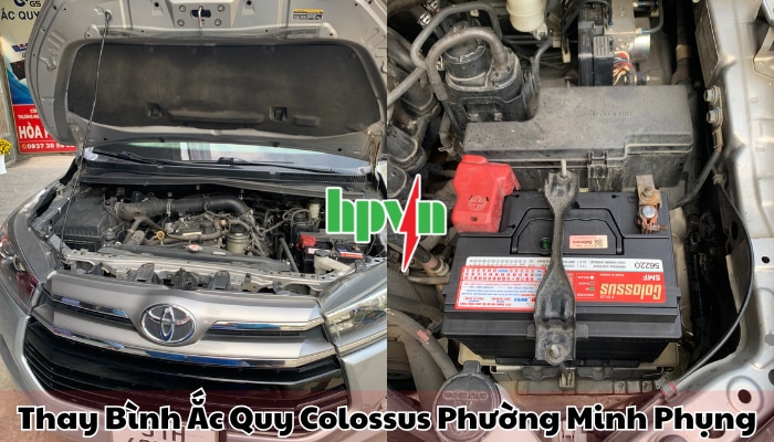Đại L&yacute; Ắc Quy Colossus phường Minh Phụng ch&iacute;nh h&atilde;ng