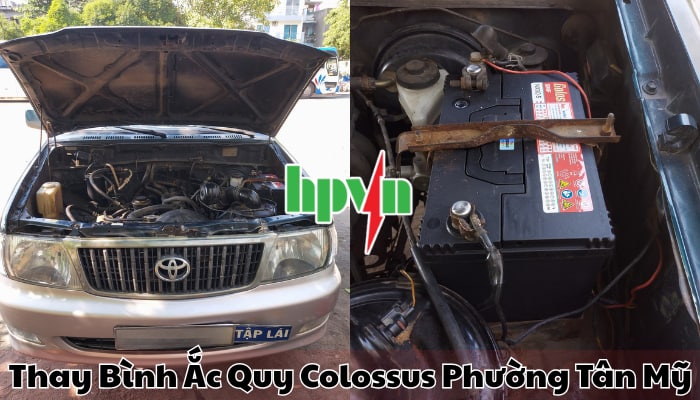 Cửa h&agrave;ng ắc quy Colossus phường T&acirc;n Mỹ