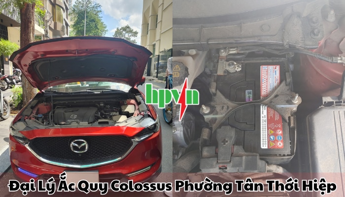 Cửa h&agrave;ng ắc quy Colossus phường T&acirc;n Thới Hiệp