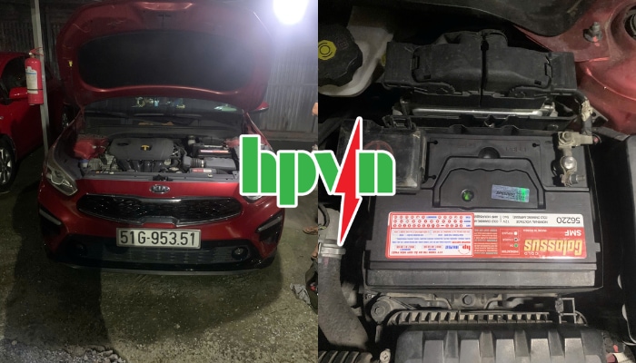 Cứu hộ ắc quy Collossus 56220 cho xe Kia Cerato